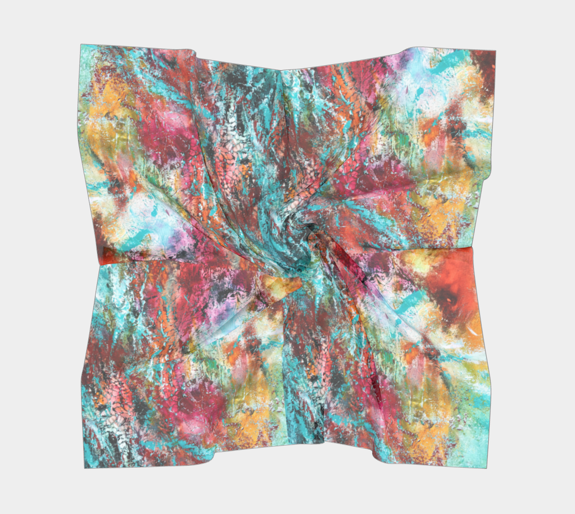 Wearable Art - Artist Generations - Opal Reef Scarf