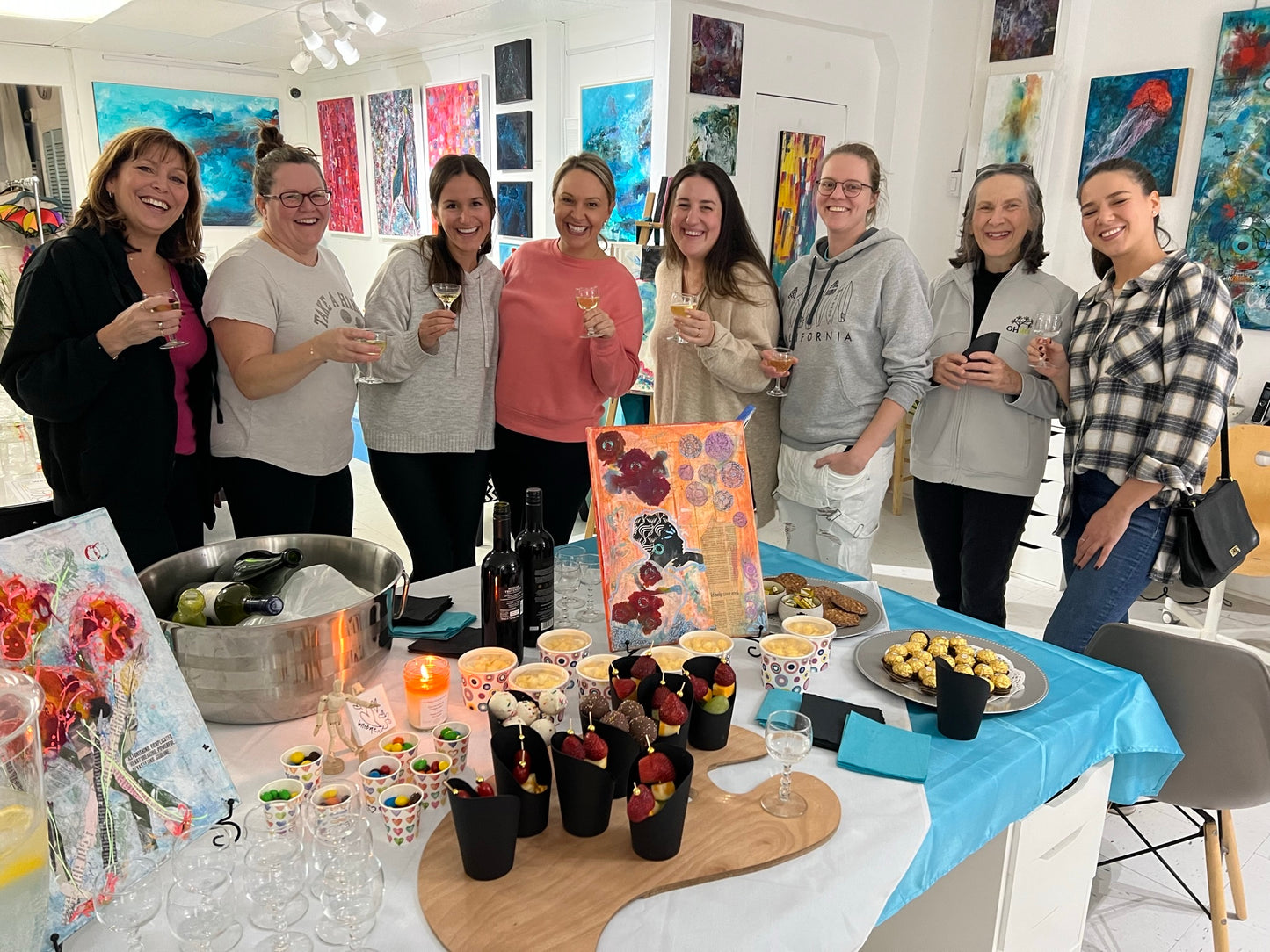 Ladie's Night Paint & Sip with Artist Generations