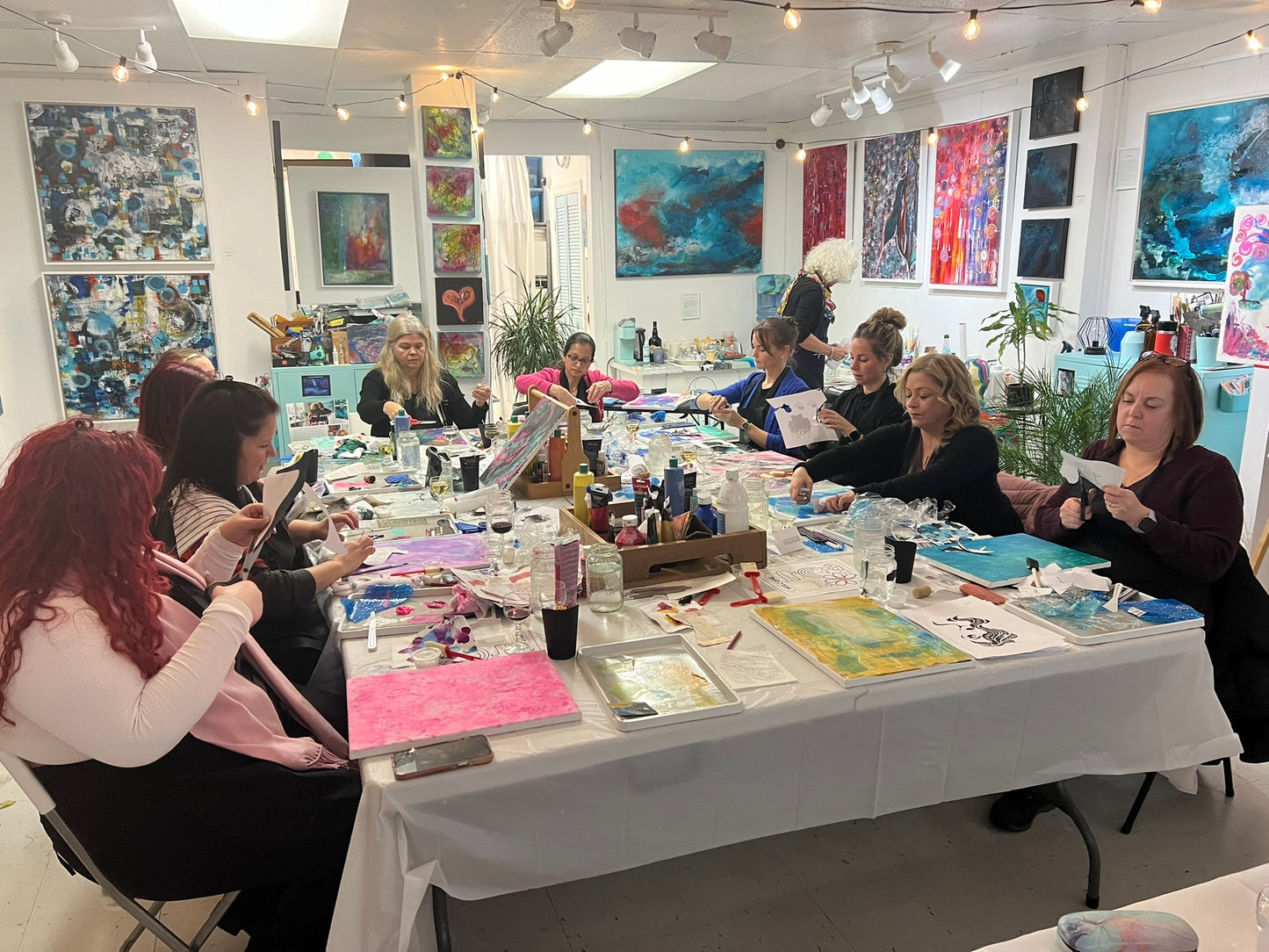 Ladie's Night Paint & Sip with Artist Generations