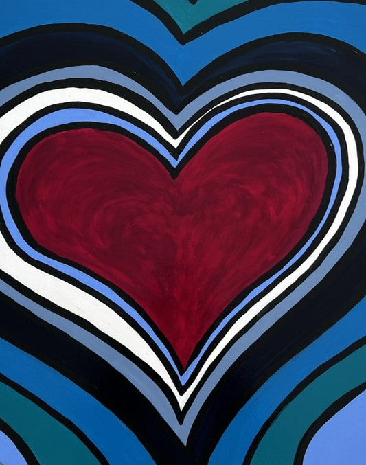 El Corazón - Original Artwork by Reni Fee