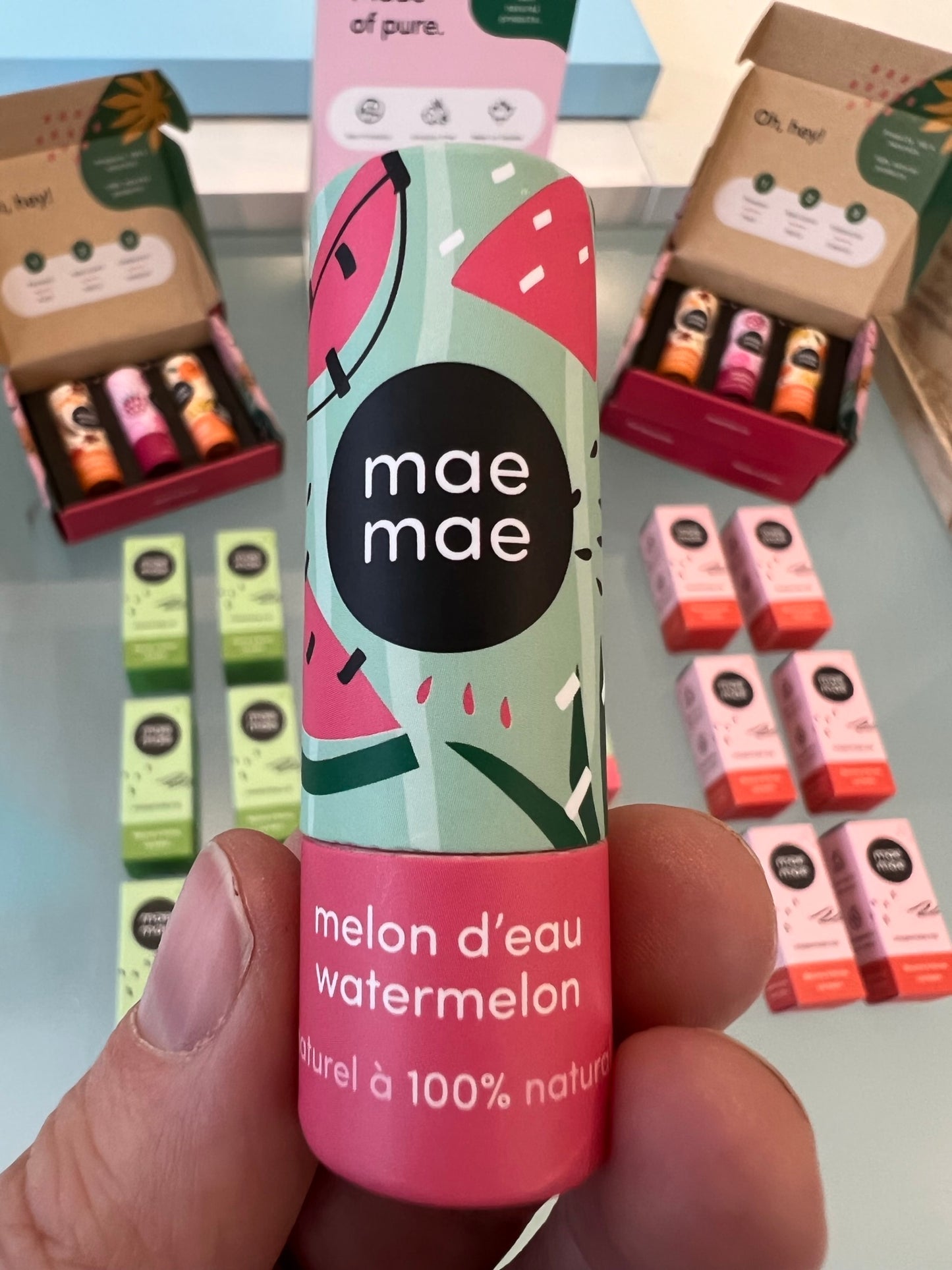 Maemae Watermelon Natural Lip Balm