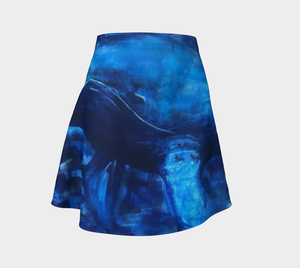 Big Blue Swing Skirt by Artist Generations