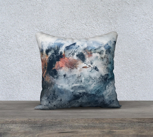 Early Summit Throw Pillow by Artist Generations